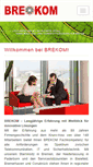 Mobile Screenshot of brekom.de